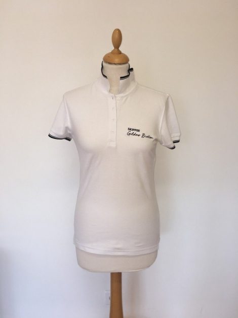 polo femme Blanc force ocean
