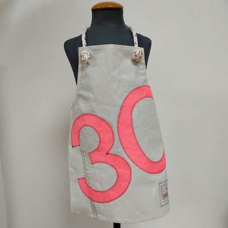 tablier enfant blanc 30 rose 01