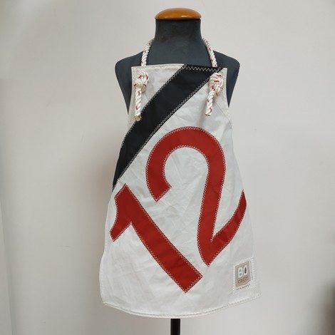 tablier enfant blanc noir 12 rouge 01